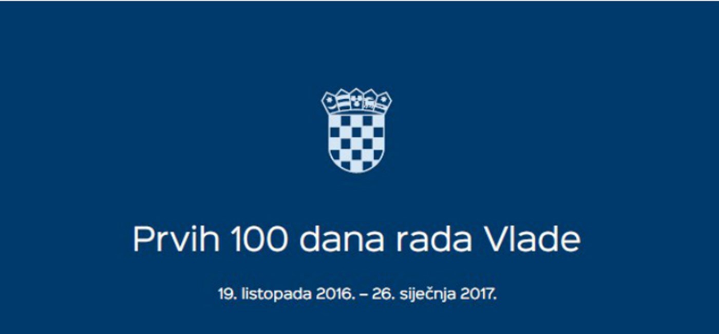 Prvih 100 dana rada Vlade Republike Hrvatske